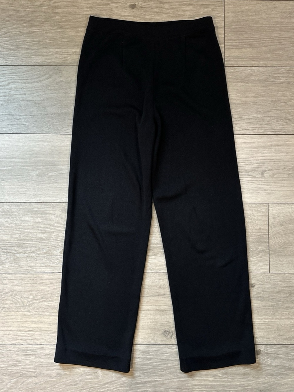 Exclusively MISOOK Women’s Size S Acrylic Knit Straight Pants Pull On Black